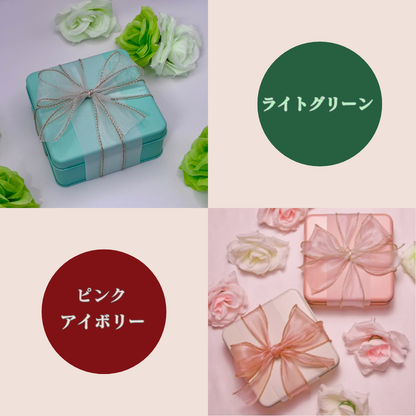 クッキー缶(青)