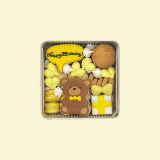 クッキー缶(黄色)